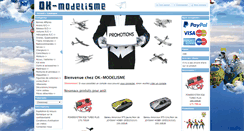 Desktop Screenshot of ok-modelisme.com