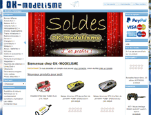 Tablet Screenshot of ok-modelisme.com